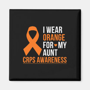 I Wear Orange For My Aunt Rsd Crps Awareness Month Magnet