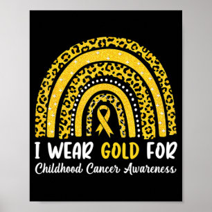 I Wear Orange For My Auntie Leukaemia Awareness  Poster