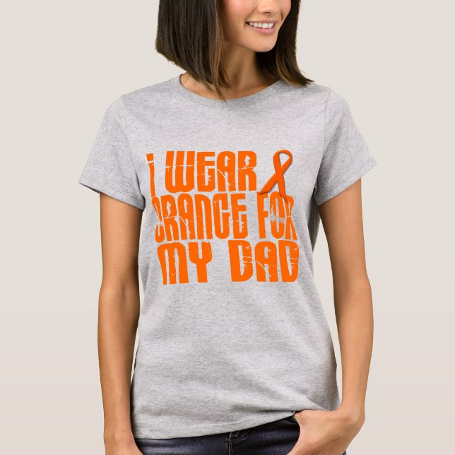 I Wear Orange For My Dad 16 T-Shirt (Front)