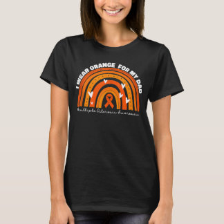 I Wear Orange For My Dad Ms Multiple Sclerosis Kid T-Shirt