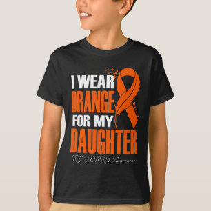 I Wear Orange For My Daughter Rsd Crps Awareness F T-Shirt