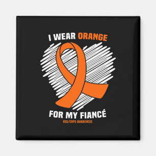 I Wear Orange For My Fiance Rsdcrps Awareness Magnet
