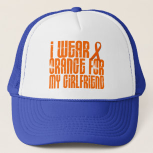 I Wear Orange For My Girlfriend 16 Trucker Hat