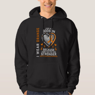 I Wear Orange For My Godson Multiple Sclerosis Awa Hoodie