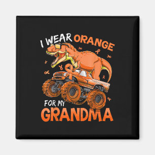 I Wear Orange For My Grandma Multiple Sclerosis Aw Magnet