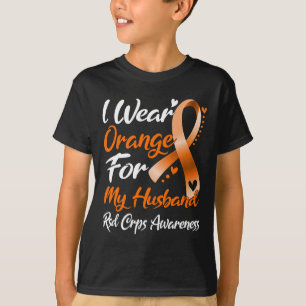 I Wear Orange For My Husband Rsd Crps Awareness  T-Shirt