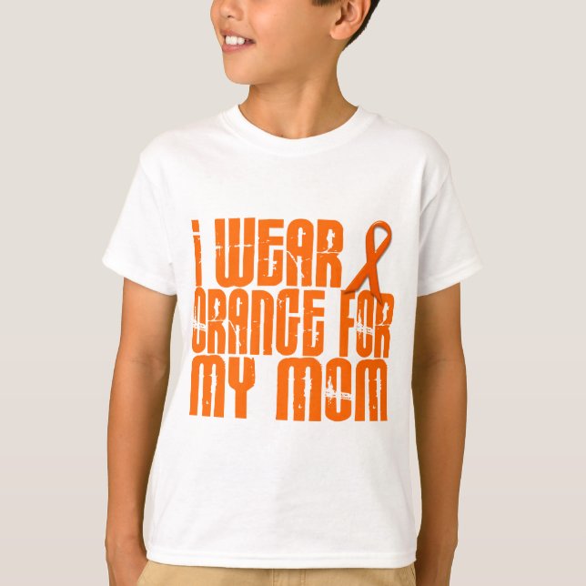 I Wear Orange For My Mum 16 T-Shirt (Front)