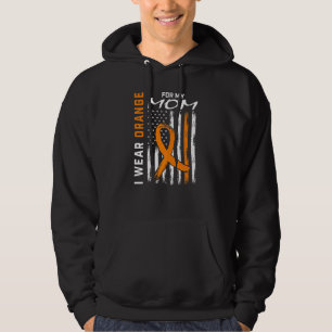 I Wear Orange For My Mum Multiple Sclerosis Awaren Hoodie