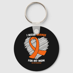 I Wear Orange For My Mum Rsdcrps Awareness  Key Ring