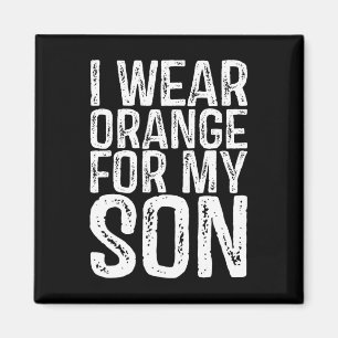 I Wear Orange For My Son Leukaemia Awareness Magnet