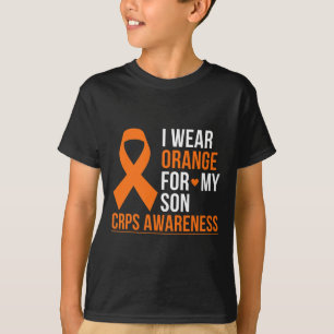 I Wear Orange For My Son Rsd Crps Awareness Month  T-Shirt