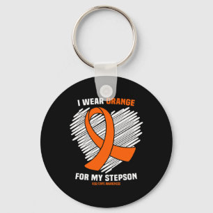 I Wear Orange For My Stepson Rsdcrps Awareness Key Ring