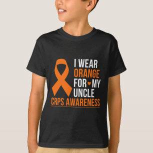 I Wear Orange For My Uncle Rsd Crps Awareness Mont T-Shirt