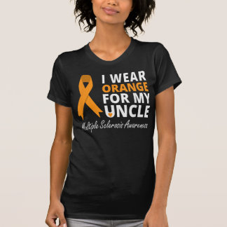 I Wear Orange For My Uncle T Shirt MS Awareness
