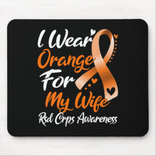 I Wear Orange For My Wife Rsd Crps Awareness 1 Mouse Pad
