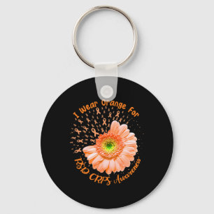 I Wear Orange For RSD CRPS Awareness Survivor Figh Key Ring