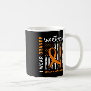 I Wear Orange I'm a Warrior Leukaemia Awareness Am Coffee Mug
