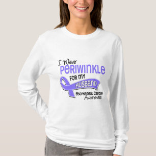 I Wear Periwinkle 42 Husband Oesophageal Cancer T-Shirt