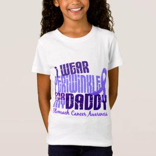 I Wear Periwinkle Daddy 6.4 Stomach Cancer T-Shirt