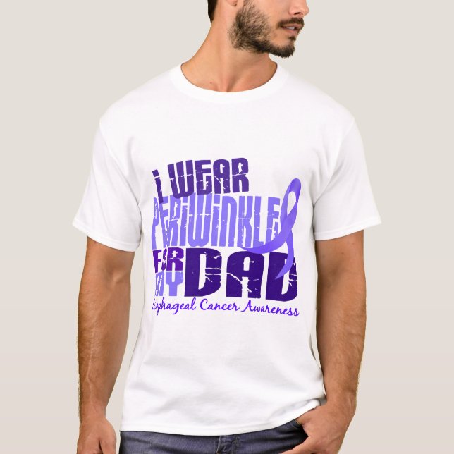 I Wear Periwinkle For My Dad 6.4 Oesophageal T-Shirt (Front)