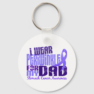 I Wear Periwinkle For My Dad 6.4 Stomach Cancer Key Ring