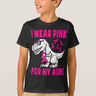 I Wear Pink For My Aunt Breast Cancer Awareness _2 T-Shirt