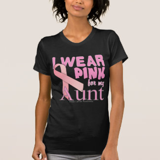 I Wear Pink for My Aunt Breast Cancer Awareness T T-Shirt