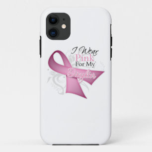 I Wear Pink For My Daughter Breast Cancer iPhone 11 Case