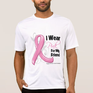 I Wear Pink For My Friend - Breast Cancer T-Shirt