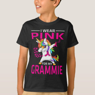 I Wear Pink For My Grammie Breast Cancer Awareness T-Shirt