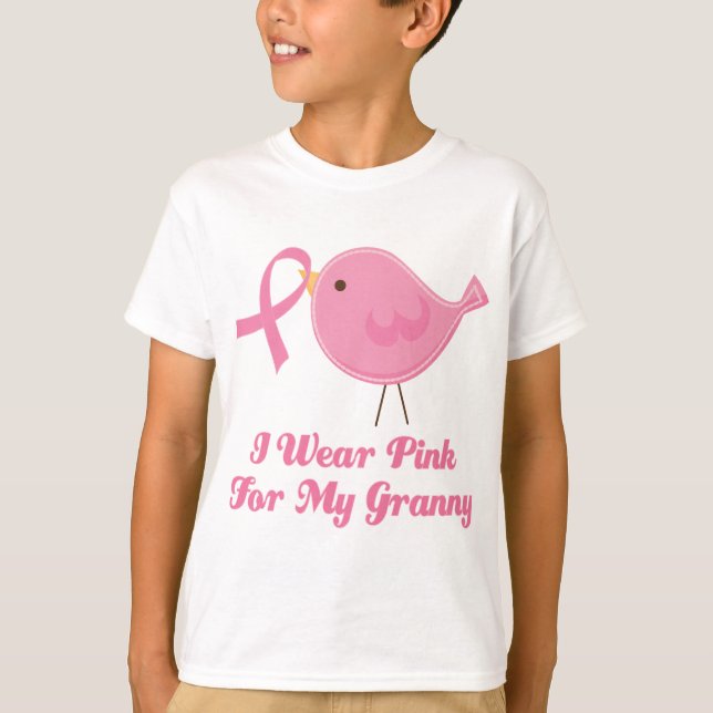 I Wear Pink For My Granny T-Shirt (Front)