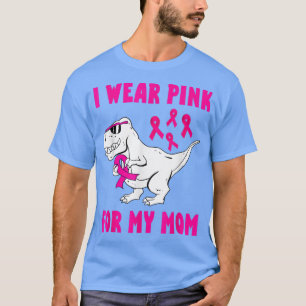 I Wear Pink For My Mum Breast Cancer Awareness Son T-Shirt