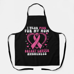 I Wear Pink For My Mum Breast Cancer Awareness Sup Apron
