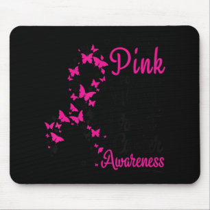 I Wear Pink for My Mum Breast Cancer Awareness Wom Mouse Pad
