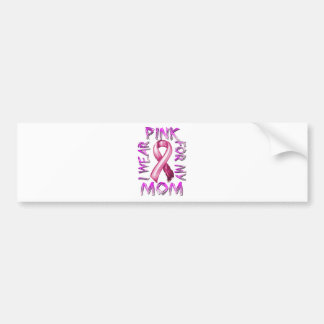 I Wear Pink for my Mum.png Bumper Sticker