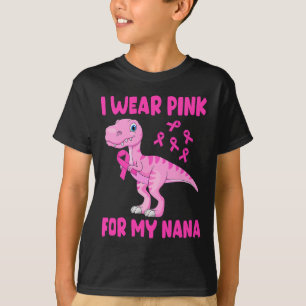 I Wear Pink For My Nana Breast Cancer Awareness Gr T-Shirt