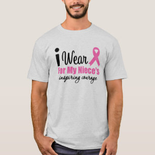 I Wear Pink For My Niece's Inspiring Courage T-Shirt