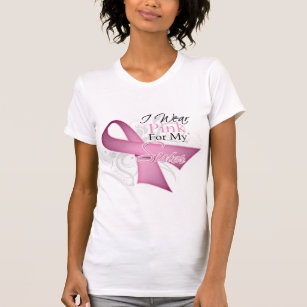 I Wear Pink For My Sister Breast Cancer Awareness T-Shirt