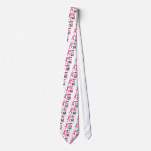 I Wear Pink For My Wife Tie