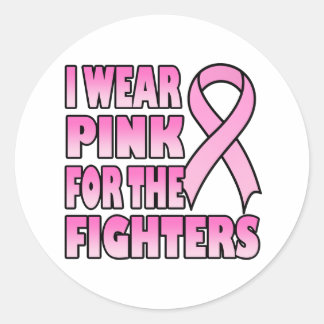 I Wear Pink for the Fighters Sticker
