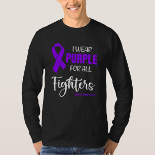 I Wear Purple For All Fighters for Lupus Awareness T-Shirt