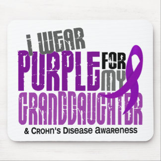 I Wear Purple For Granddaughter 6 Crohn’s Disease Mouse Pad