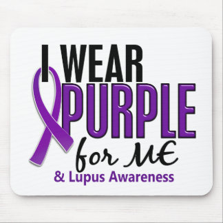 I Wear Purple For ME 10 Lupus Mouse Pad