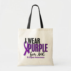 I Wear Purple For ME 10 Lupus Tote Bag
