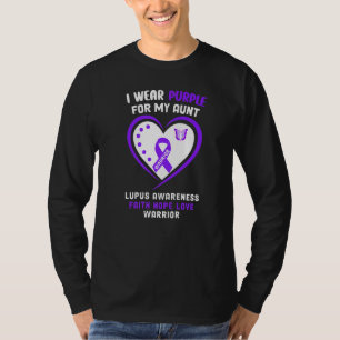 I Wear Purple For My Aunt Lupus Awareness T-Shirt