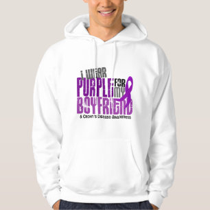 I Wear Purple For My Boyfriend 6 Crohn’s Disease Hoodie
