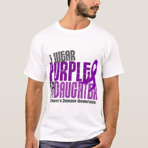 I Wear Purple For My Daughter 6 Crohn’s Disease T-Shirt