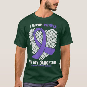 I Wear Purple For My Daughter Chiari Malformation T-Shirt