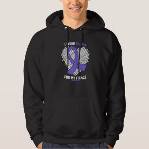 I Wear Purple For My Fiance Lupus Awareness Hoodie