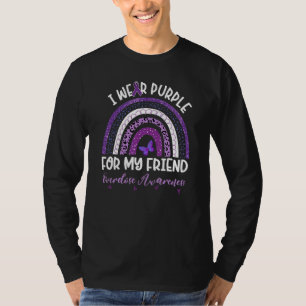 I wear purple for my friend overdose awareness T-Shirt